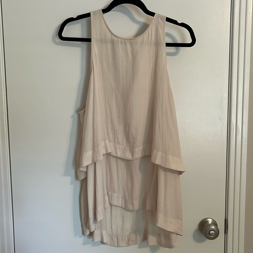 Free People layered tank blouse